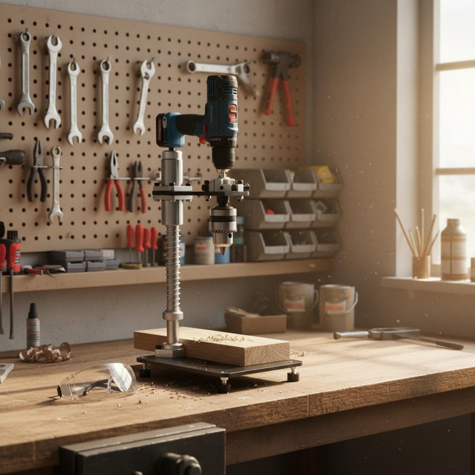 Drill Press - Soporte para Taladro de Mano, Estable,