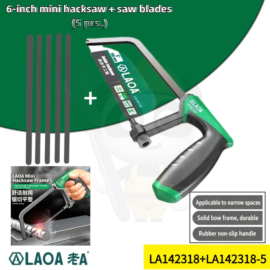 Hacksaw - LAOA Mini sierra de mano de