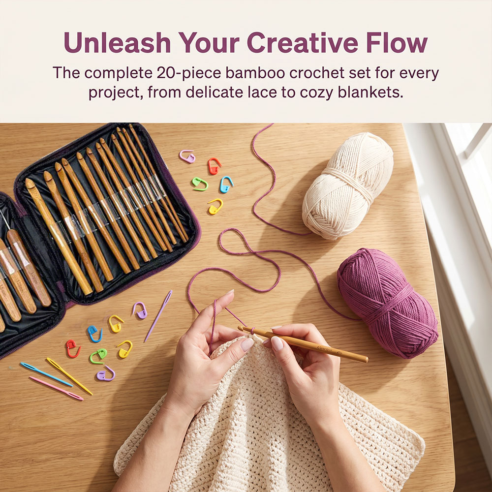 Juego de 74 Ganchos de Crochet - Tool Set reseña y precio